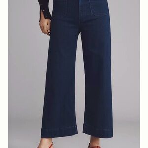 Maeve Dark Indigo Flare Jeans